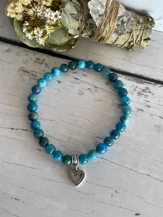 Blue Apatite Healing Anklet ~ Past Lives ©️