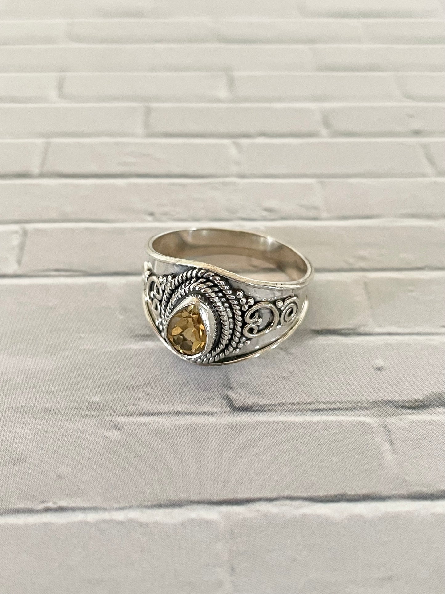 Citrine Ring ~ size 8