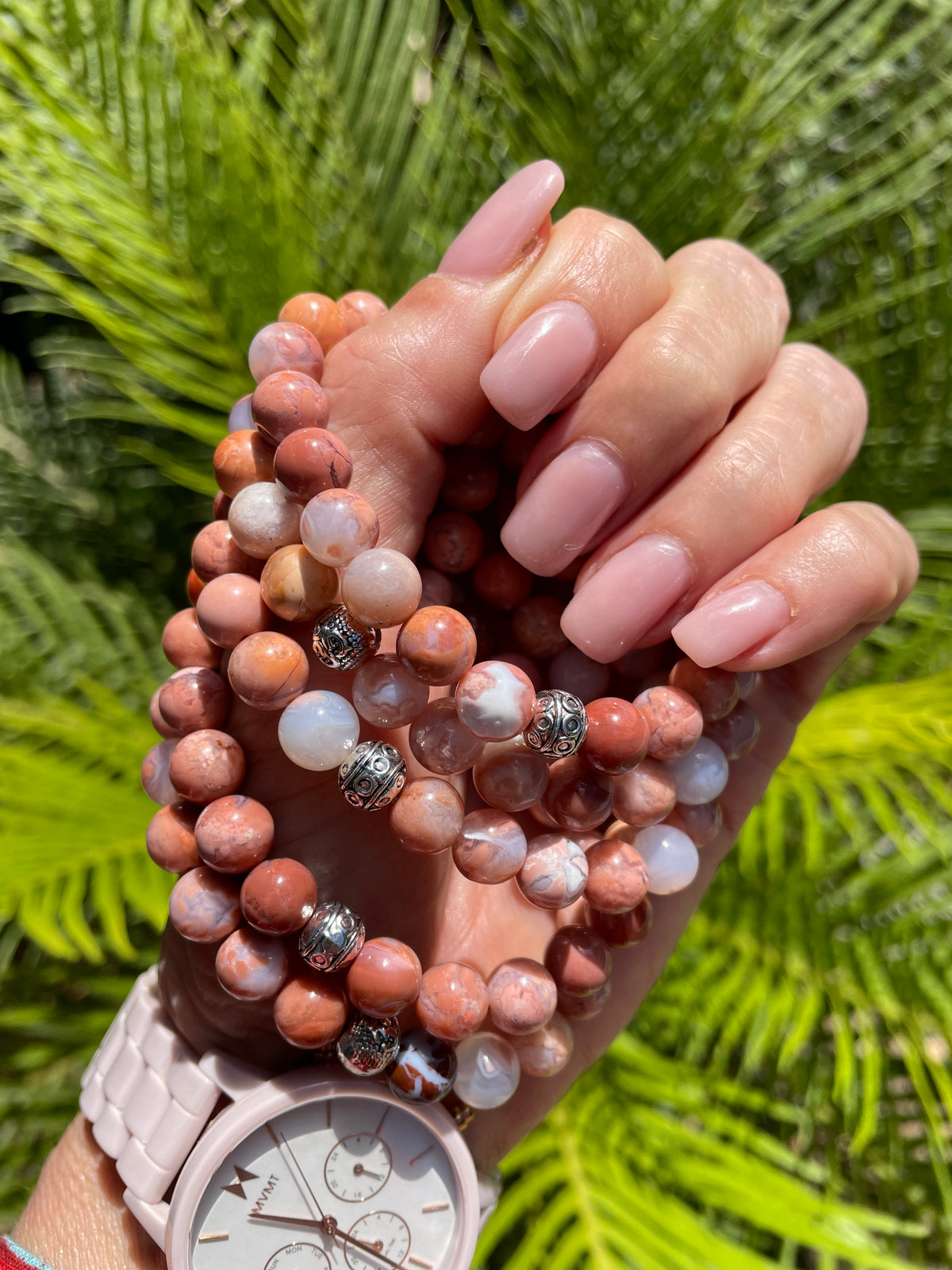 Petal Agate Healing Bracelet