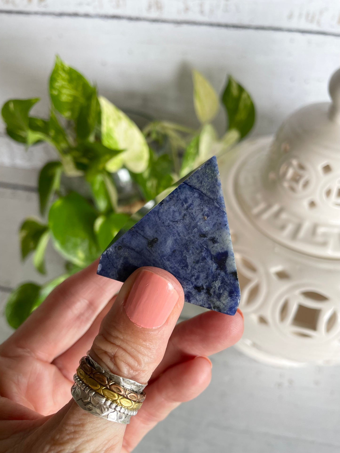 Sodalite Pyramid