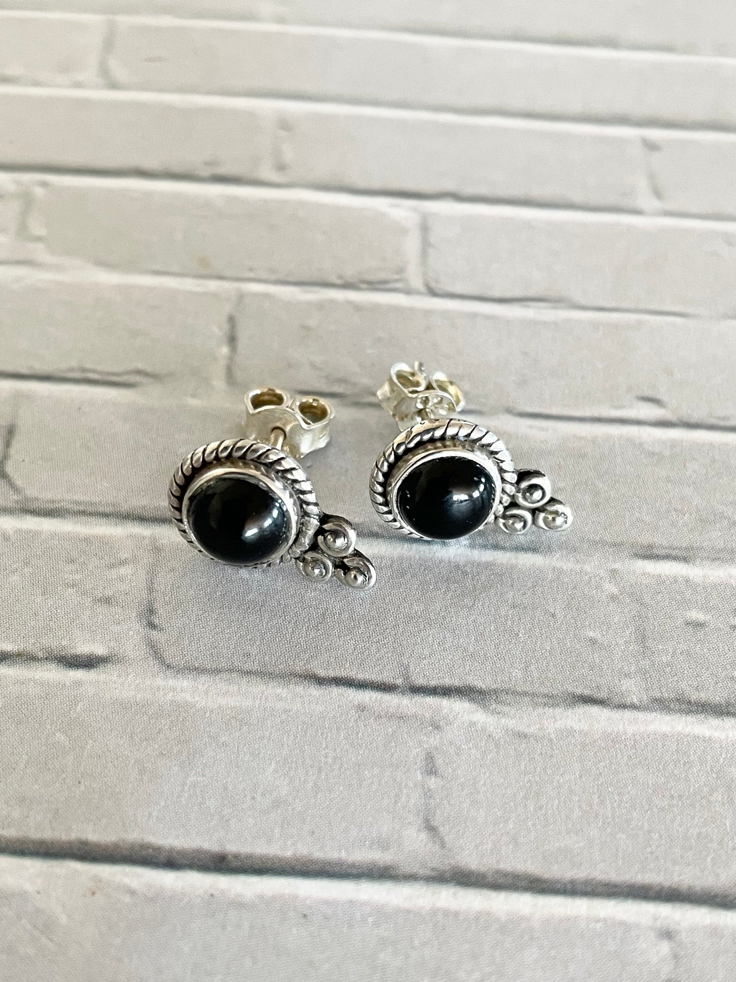 Black Onyx Studs
