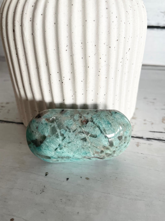 Amazonite Palm Stone
