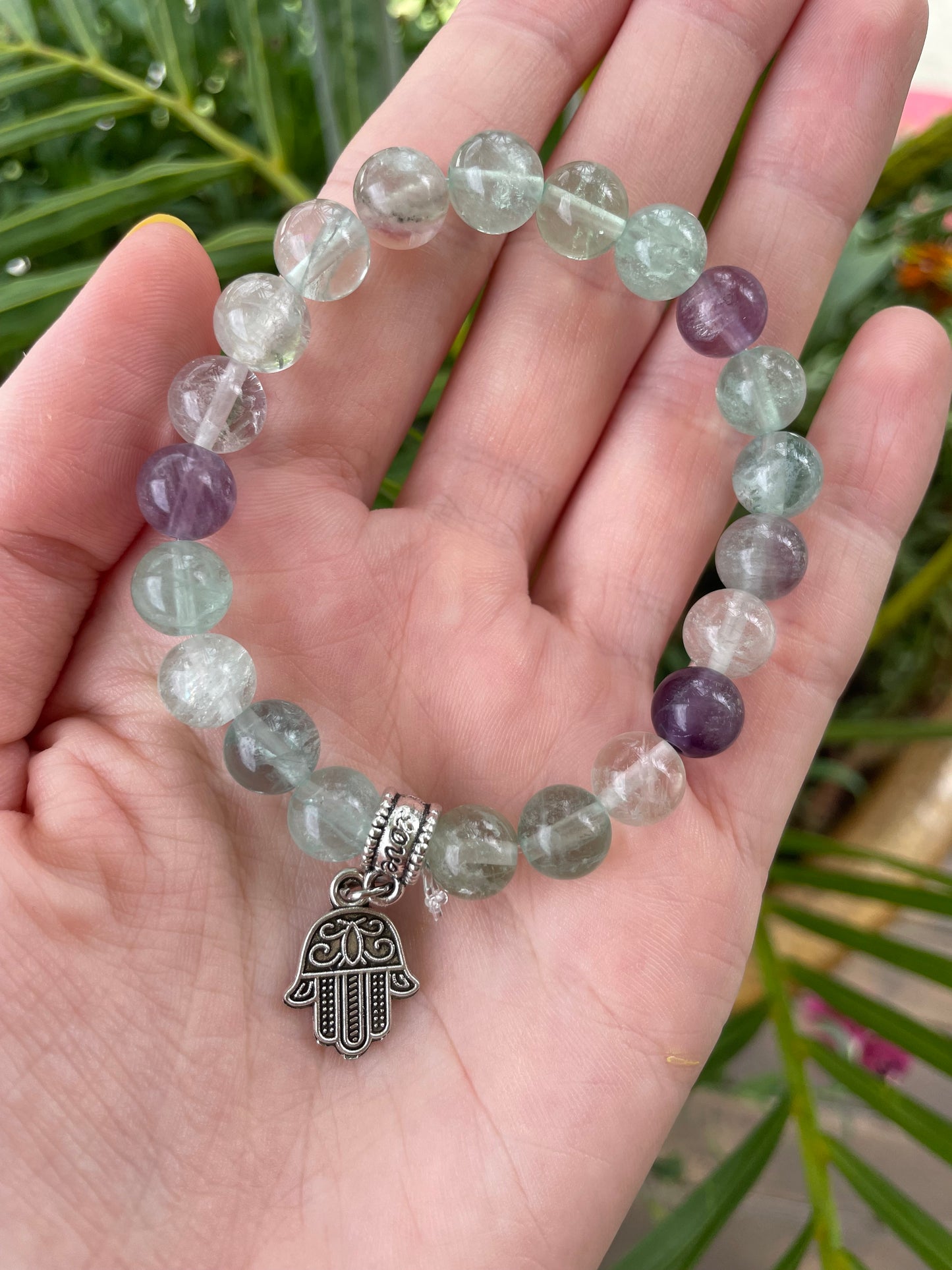 Rainbow Fluorite Healing Bracelet ~ Refreshing