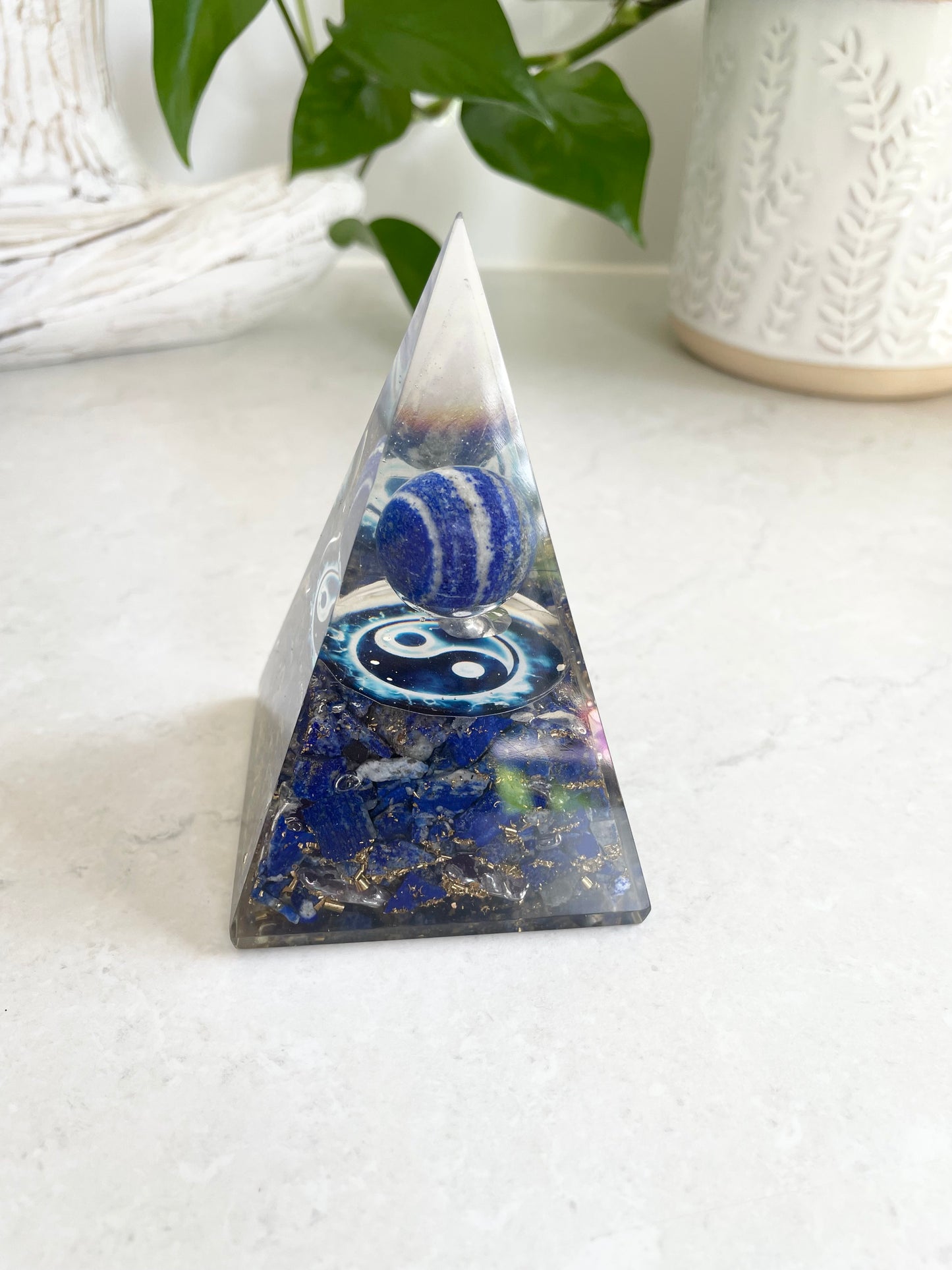 Orgone Pyramid ~ Lapis Lazuli