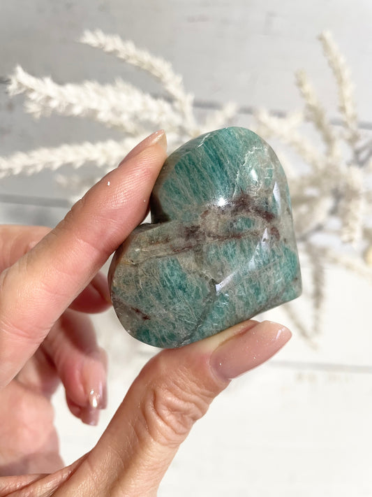 Amazonite Heart