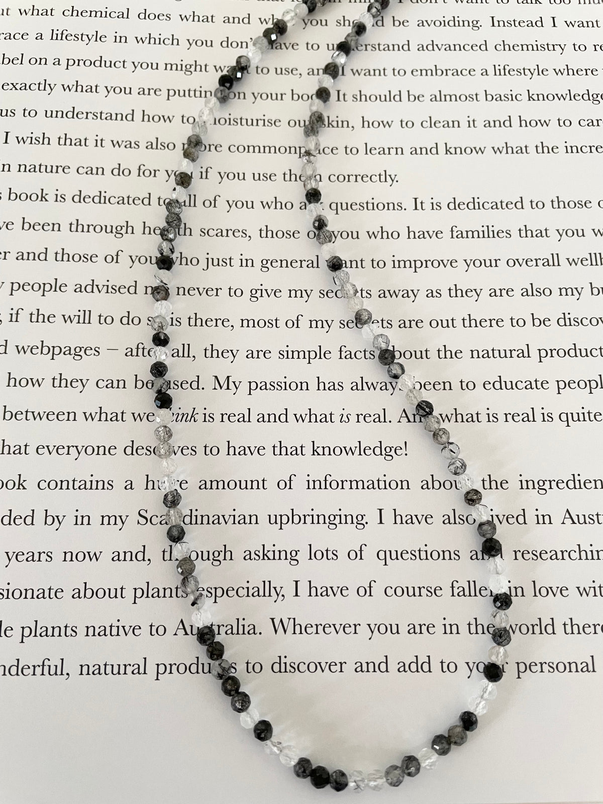 Rainbow Moonstone Faceted Necklace