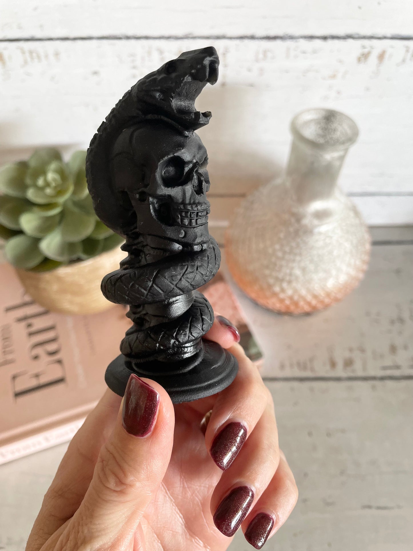 Black Obsidian Serpent Totem