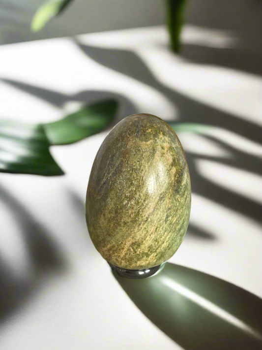 Ruby Fuchsite Egg with holder