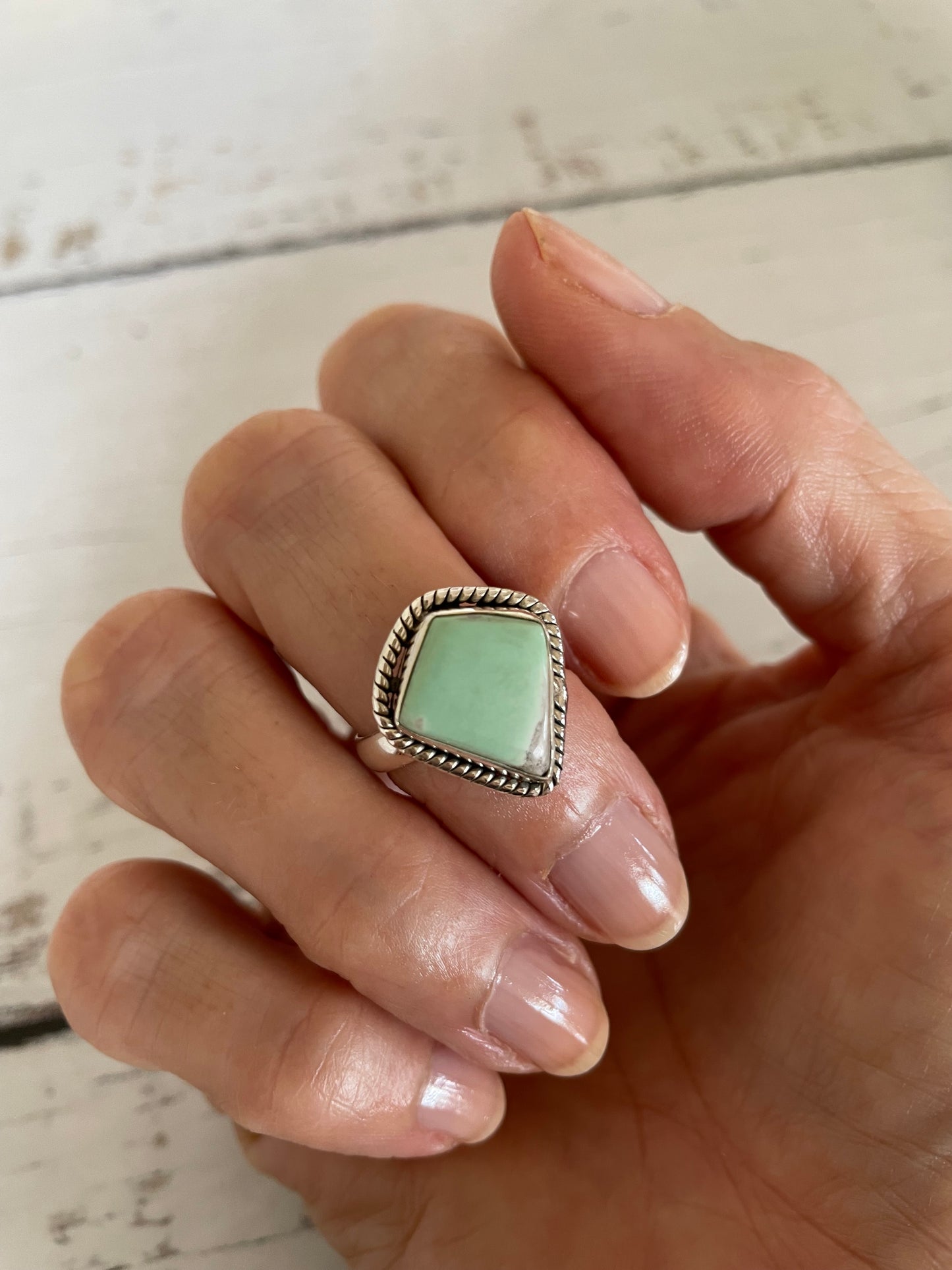 Variscite Ring ~ Size 7 1/4