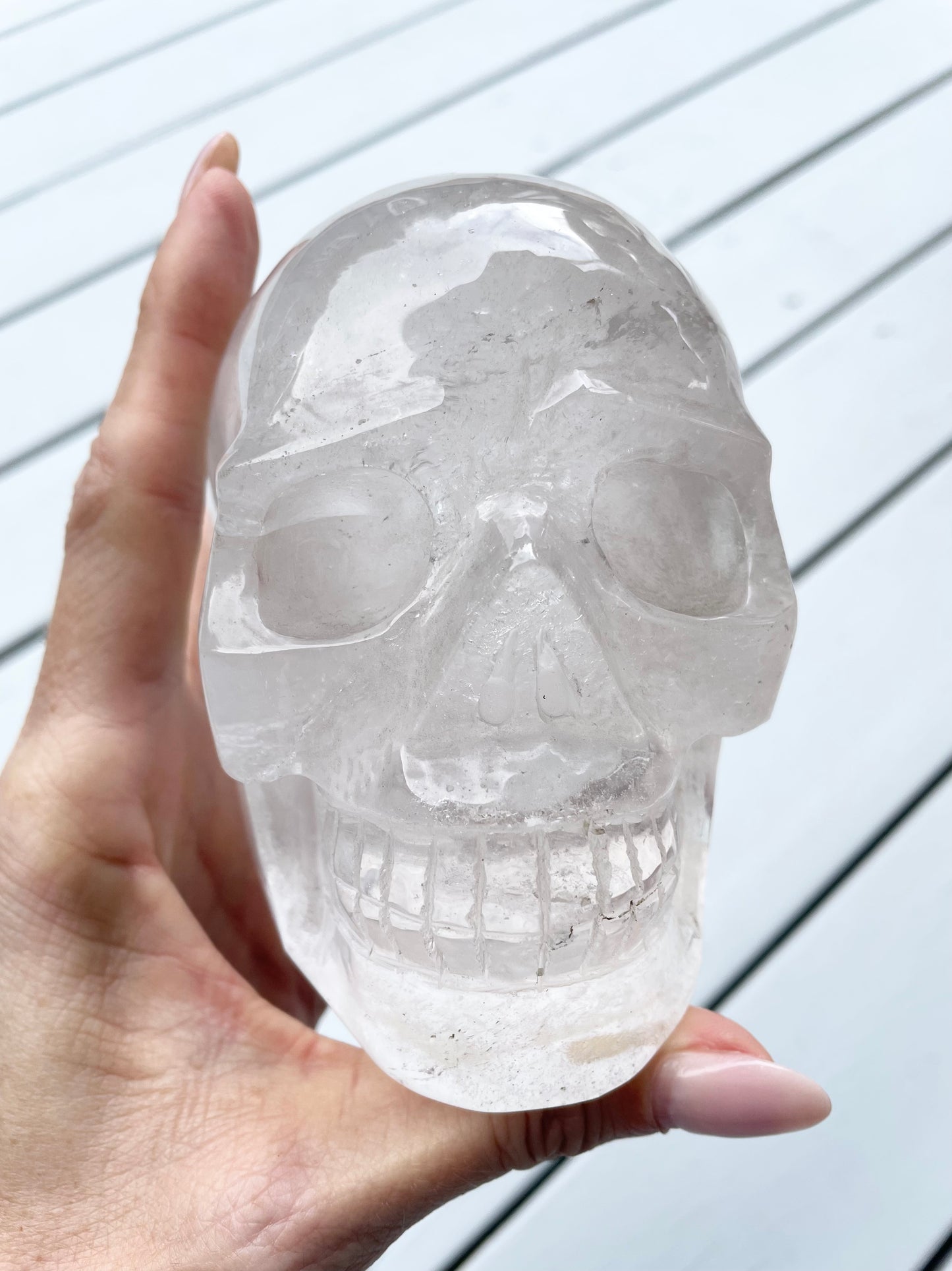 Clear Quartz Skull
