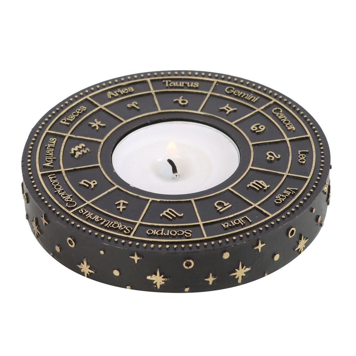 Astrology Wheel Tealight Holder