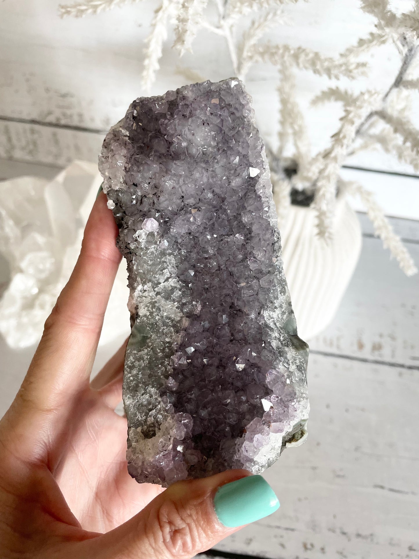 Amethyst Standing Cluster
