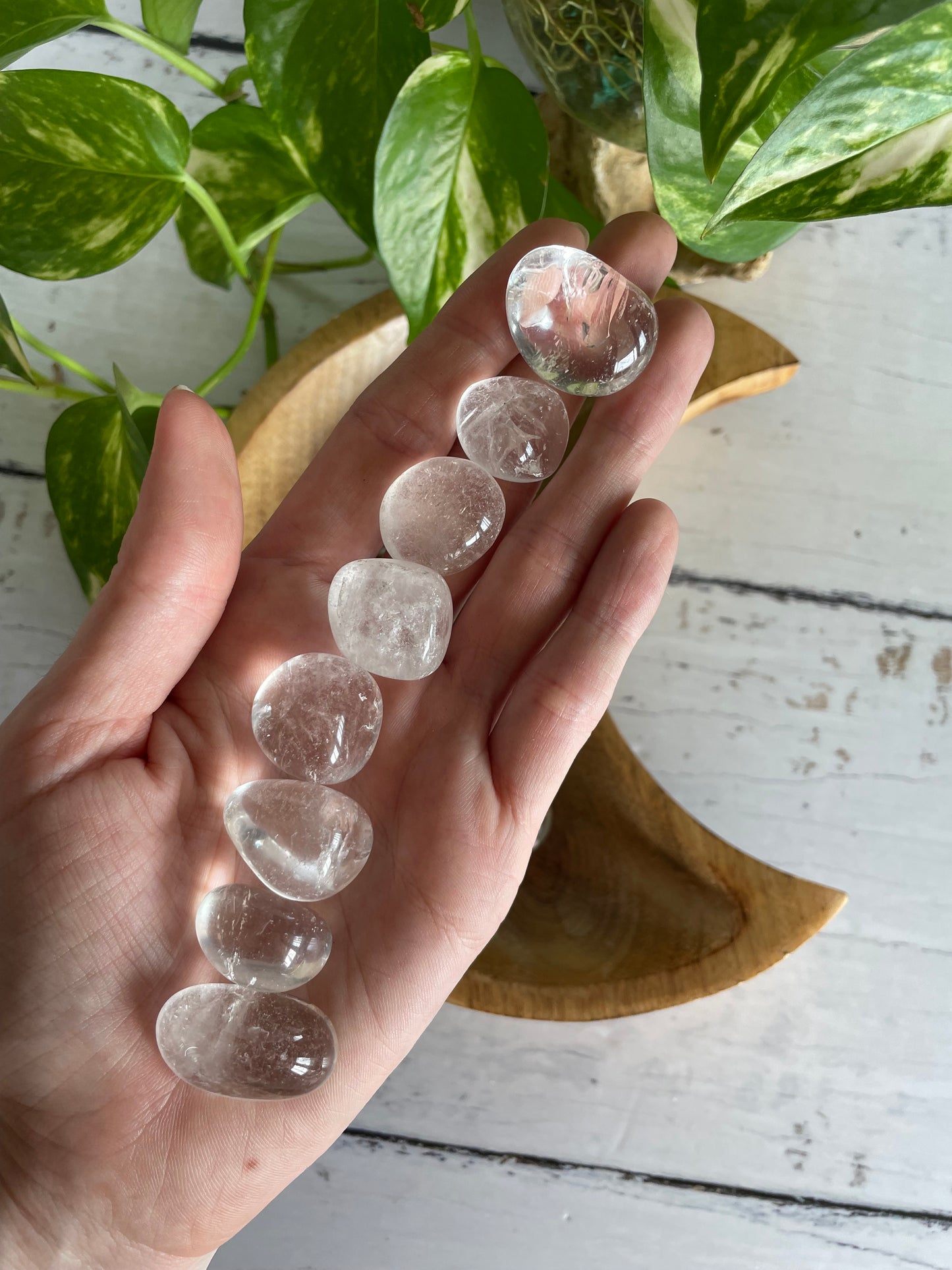 Clear Quartz Tumble Stones