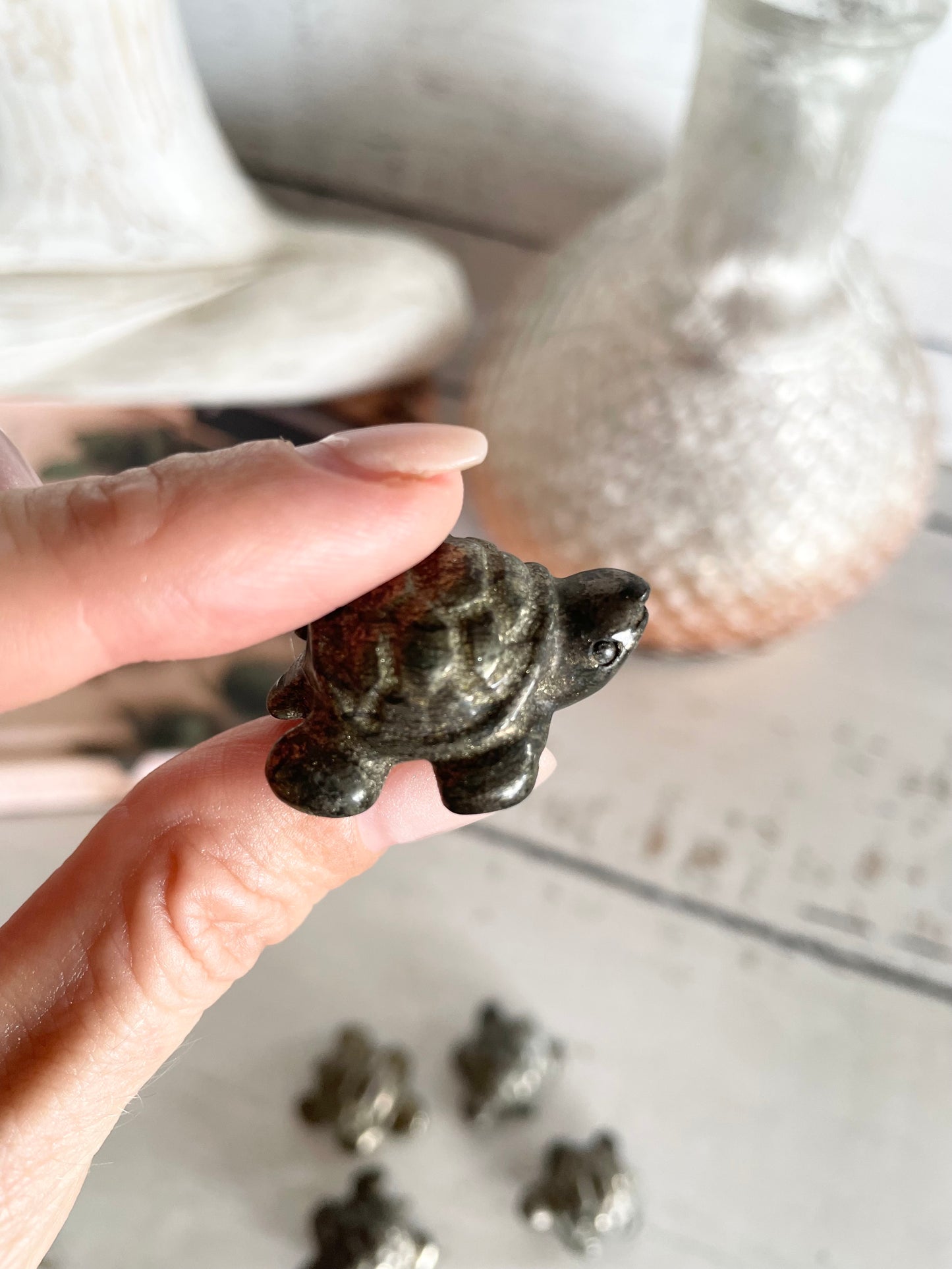 INTUITIVELY CHOSEN~ Pyrite Turtle