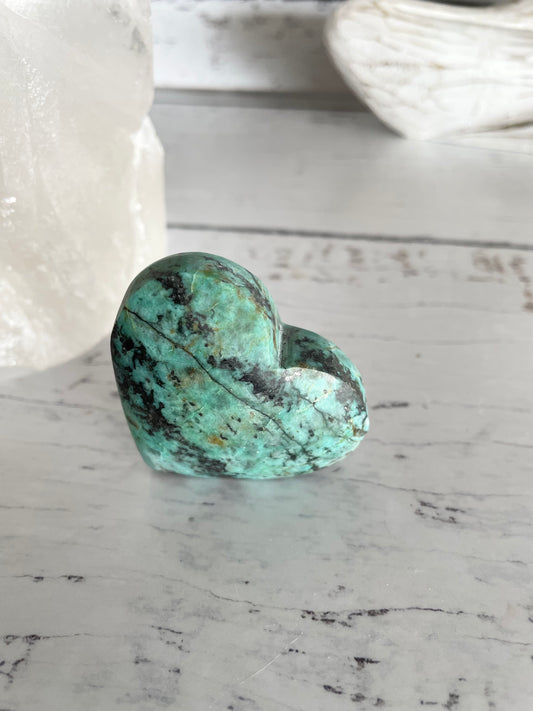 African Turquoise Heart