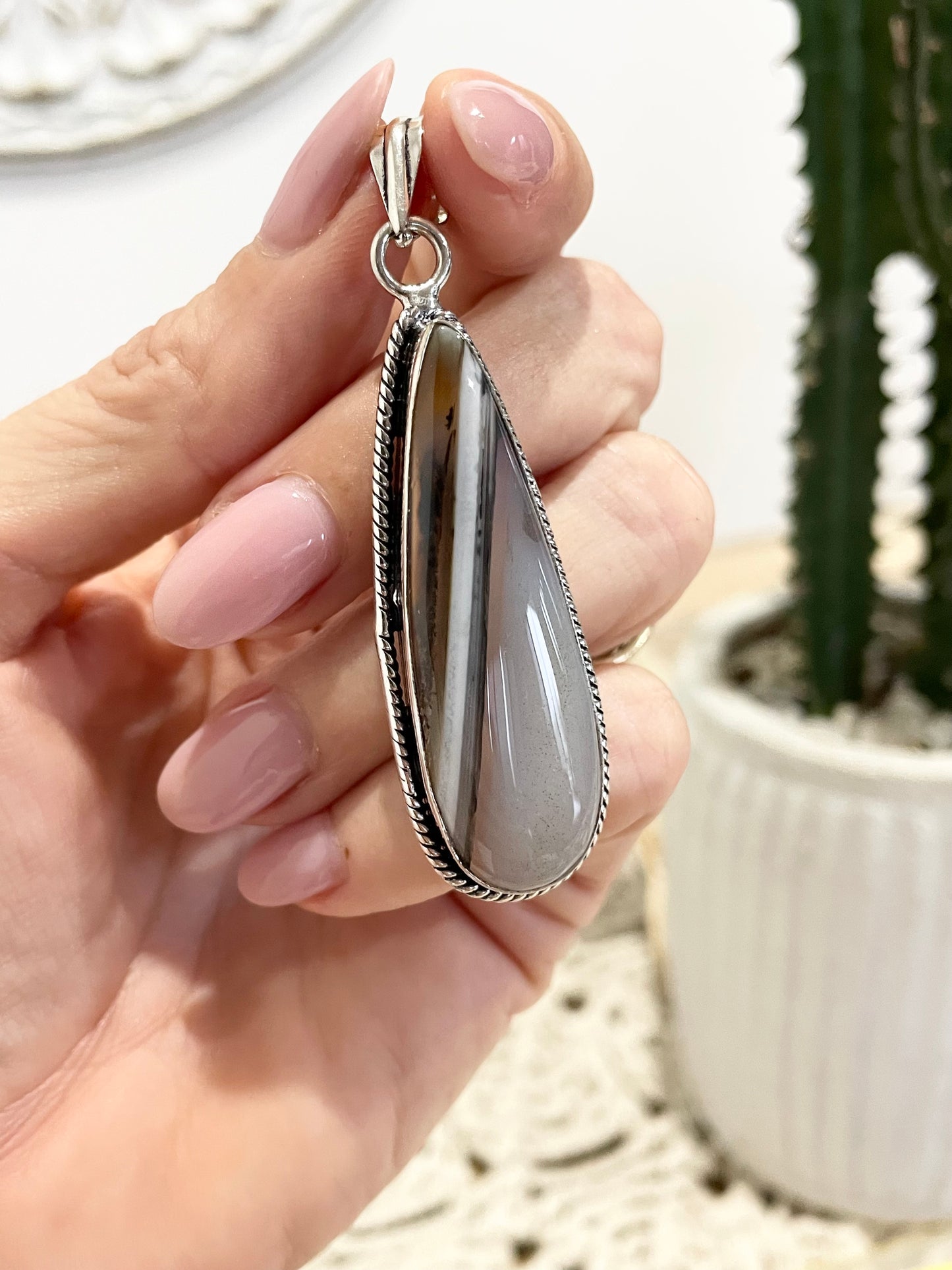 Botswana Agate Pendant