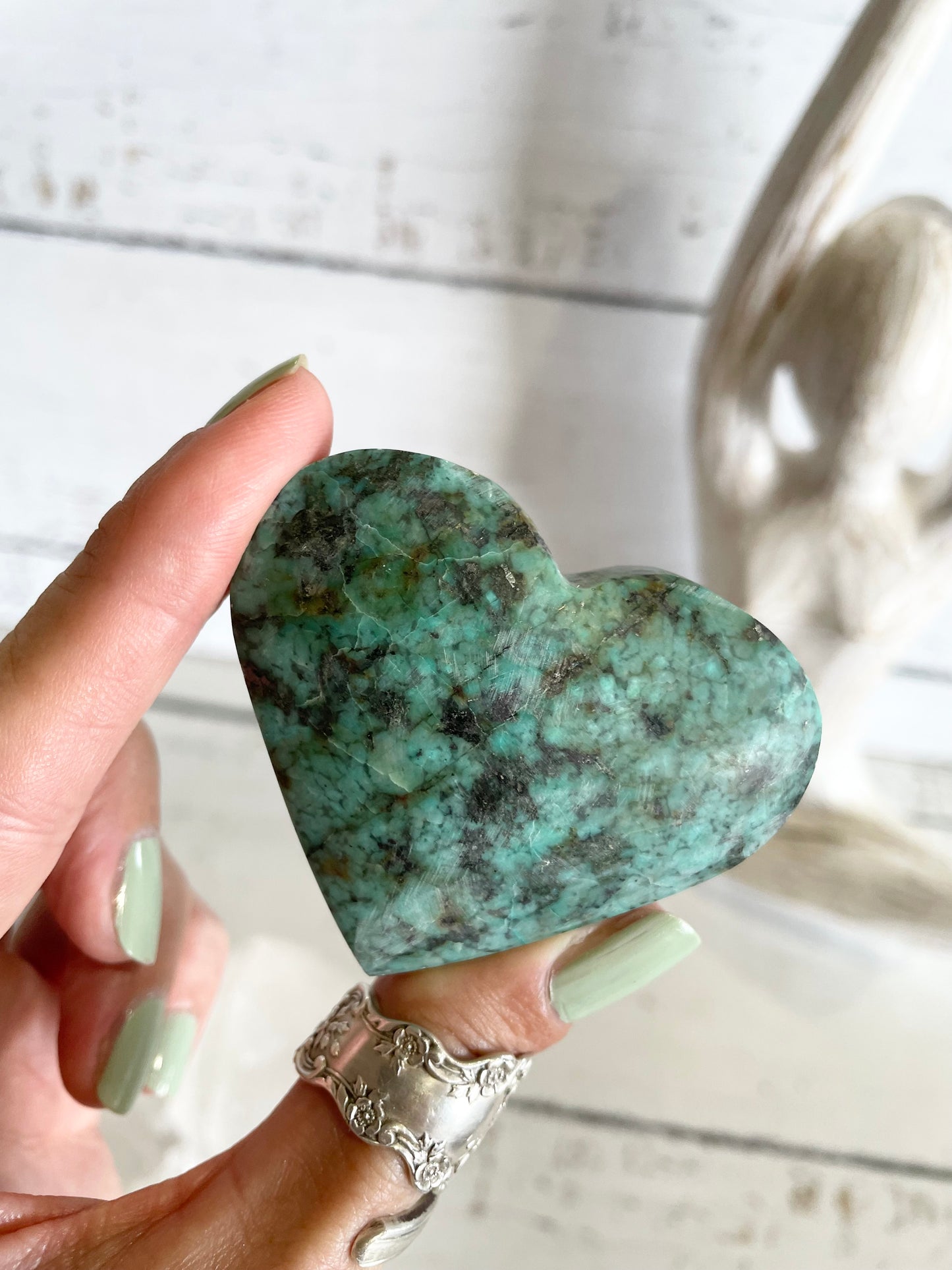 African Turquoise Heart