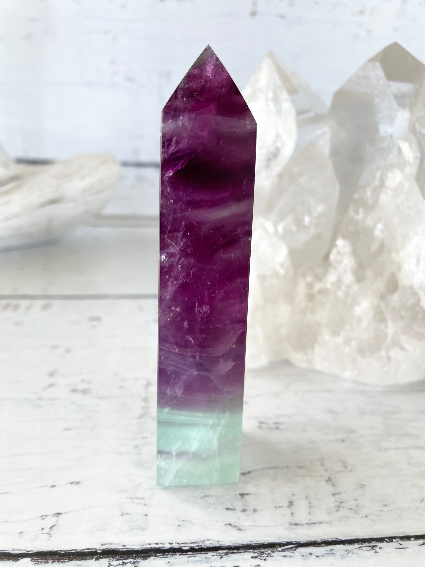 Rainbow Fluorite Obelisk