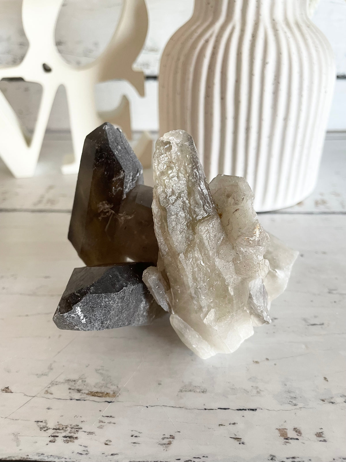 Smoky Quartz Cluster
