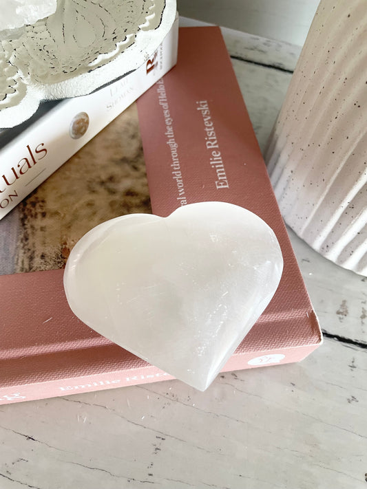 Selenite Heart