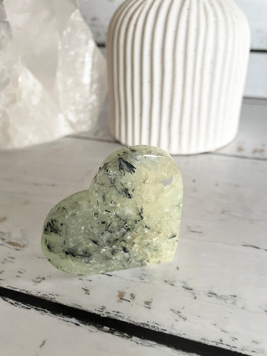 Prehnite Heart