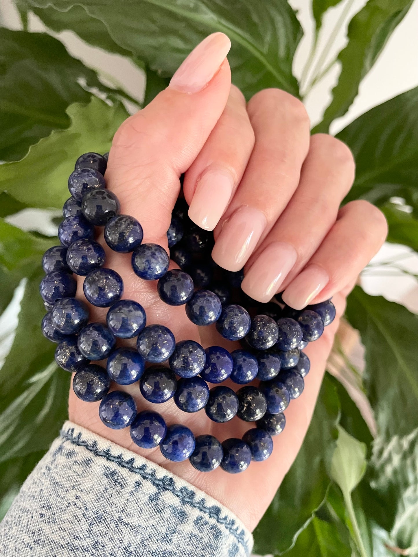 Lapis Lazuli MANIFESTING Healing Bracelet ©️