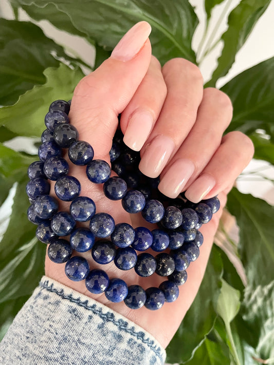 Lapis Lazuli MANIFESTING Healing Bracelet ©️