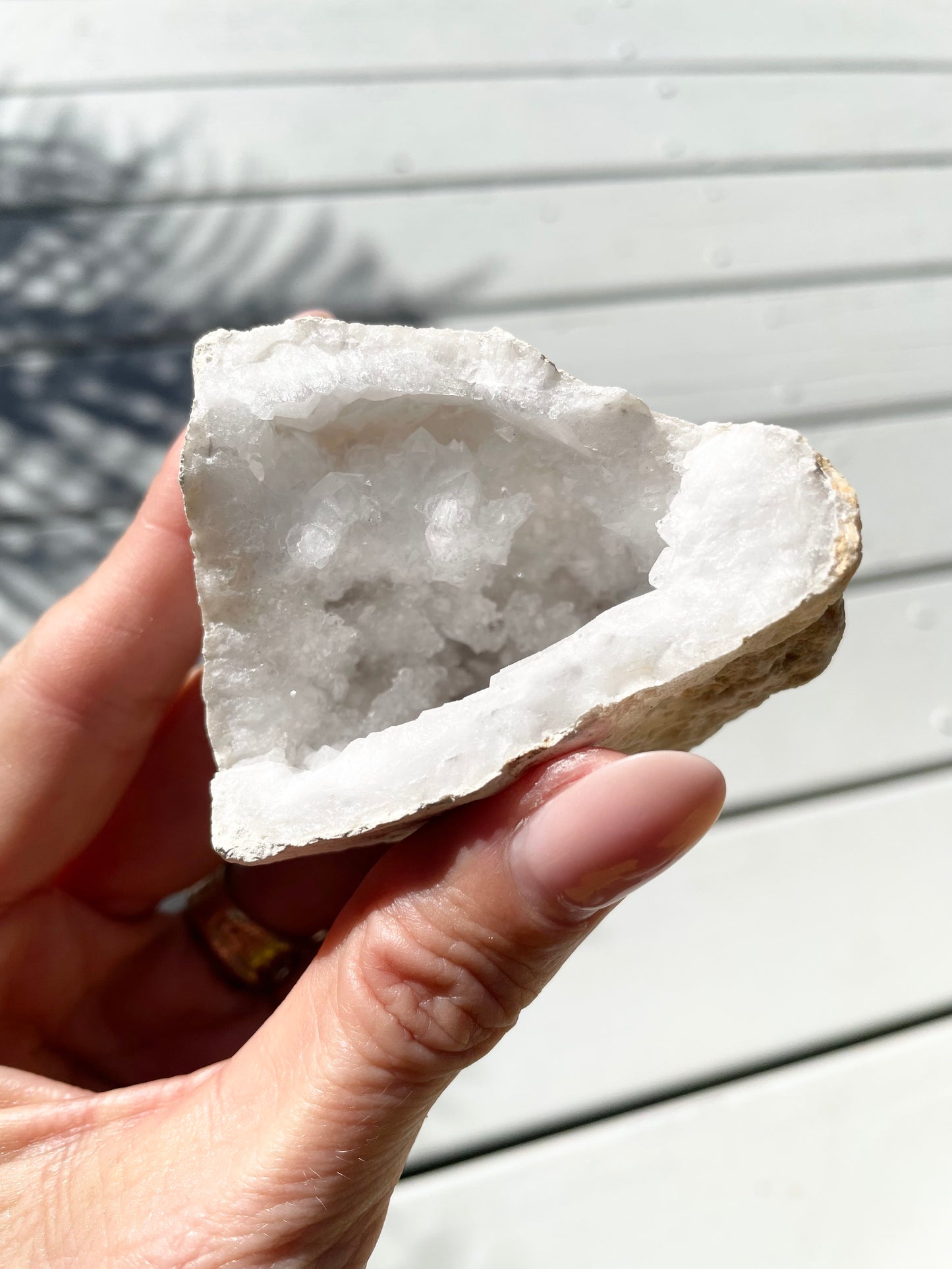 Moroccan Quartz Geode Pair