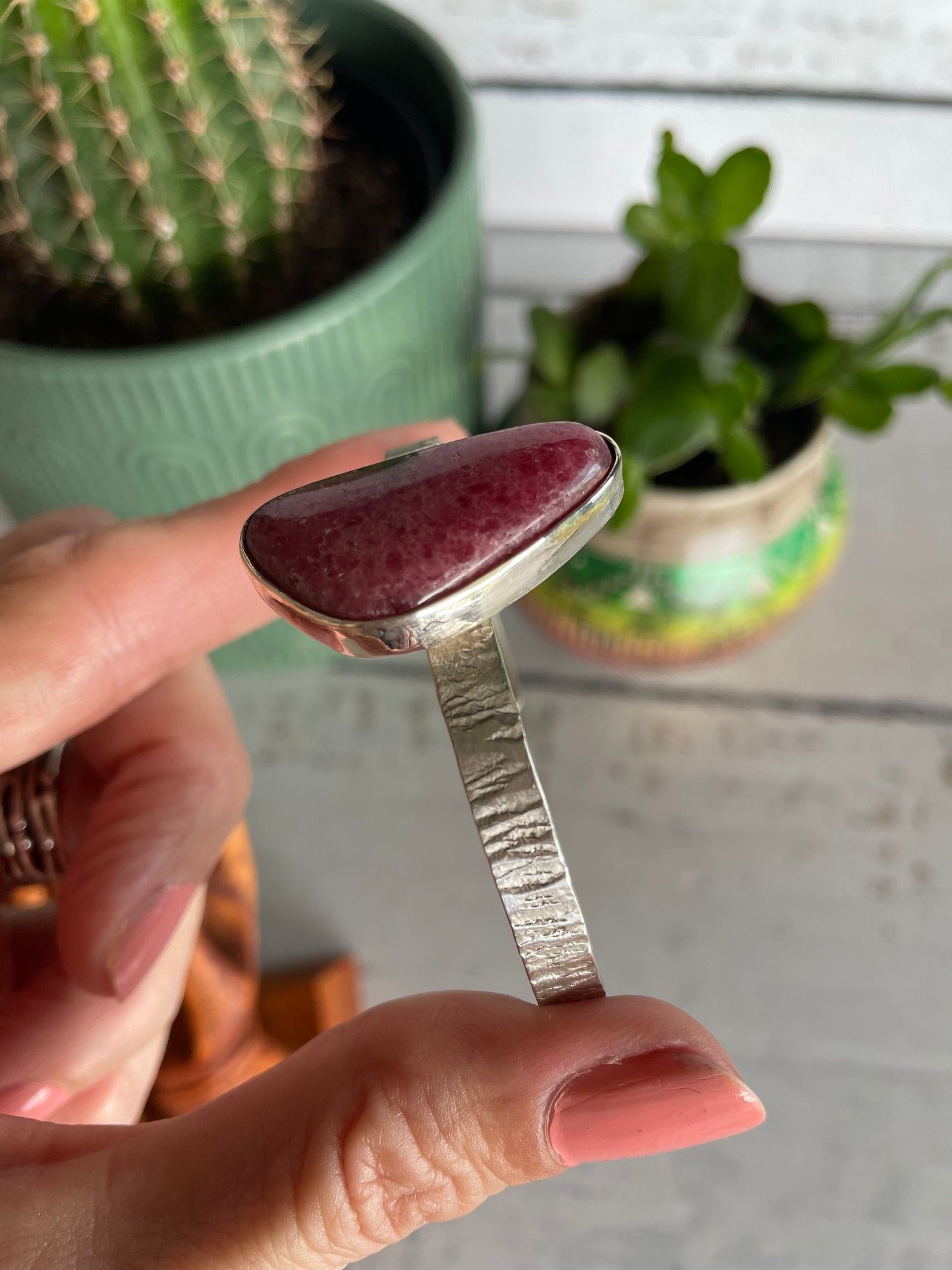 Sweetgrass Studio ~ Rhodonite Cuff