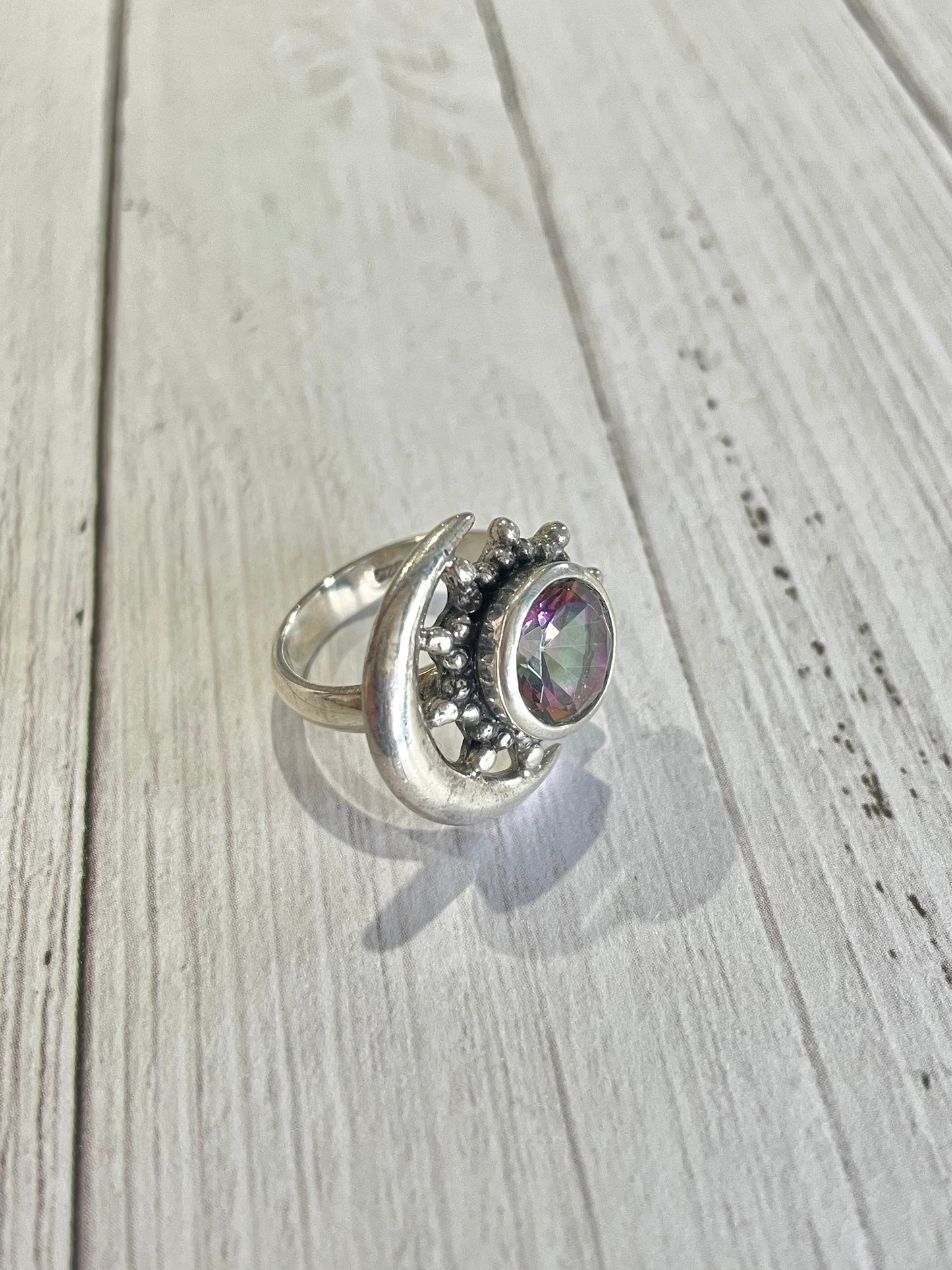 Mystic Topaz Ring ~ size 6 & 7