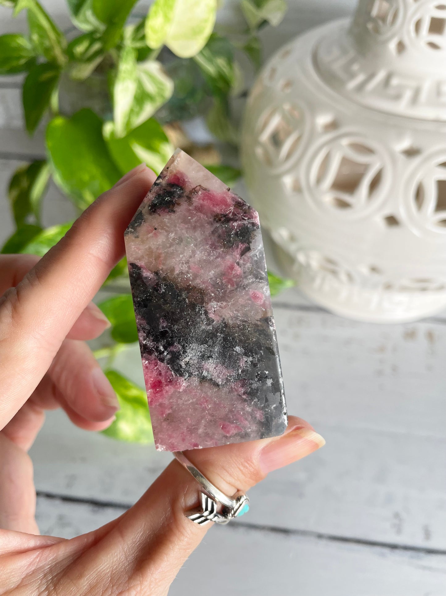 Rhodonite Obelisk