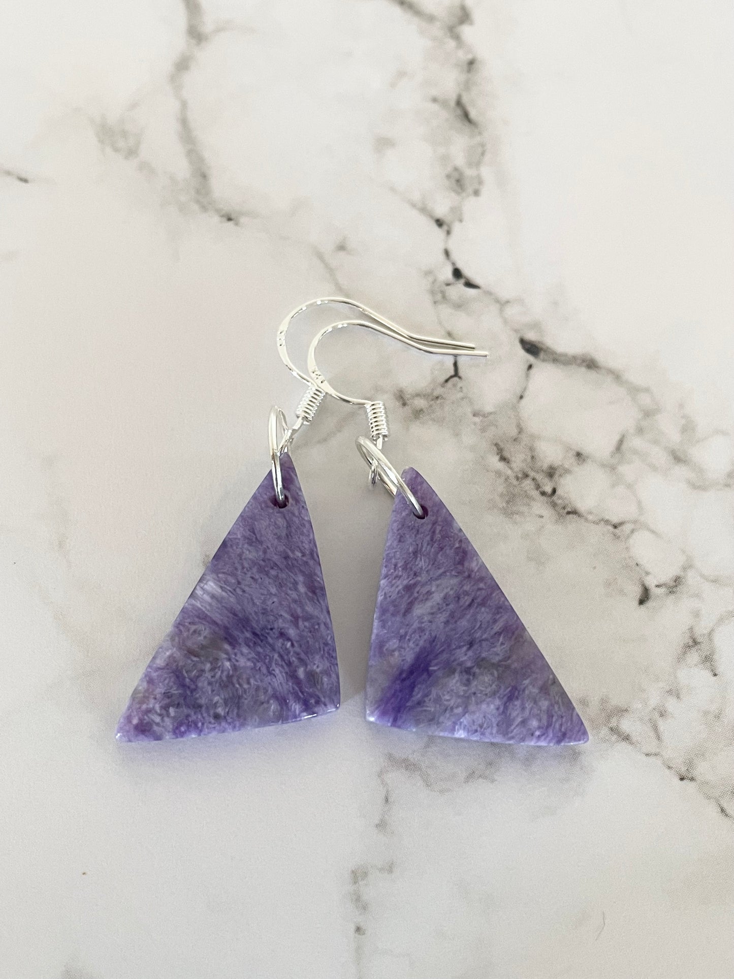 Charoite Dangles ~ SweetGrass Studio