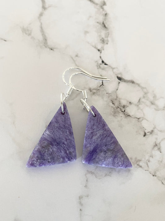 Charoite Dangles ~ SweetGrass Studio