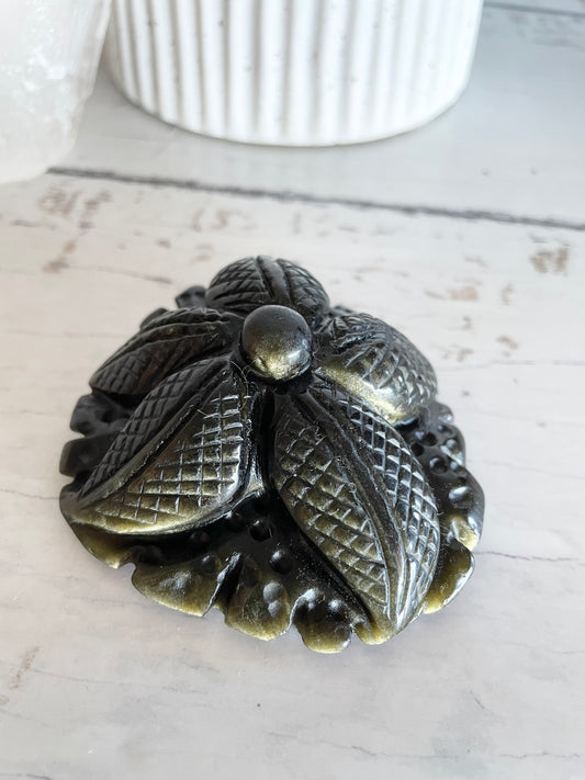 Golden Obsidian Sea star