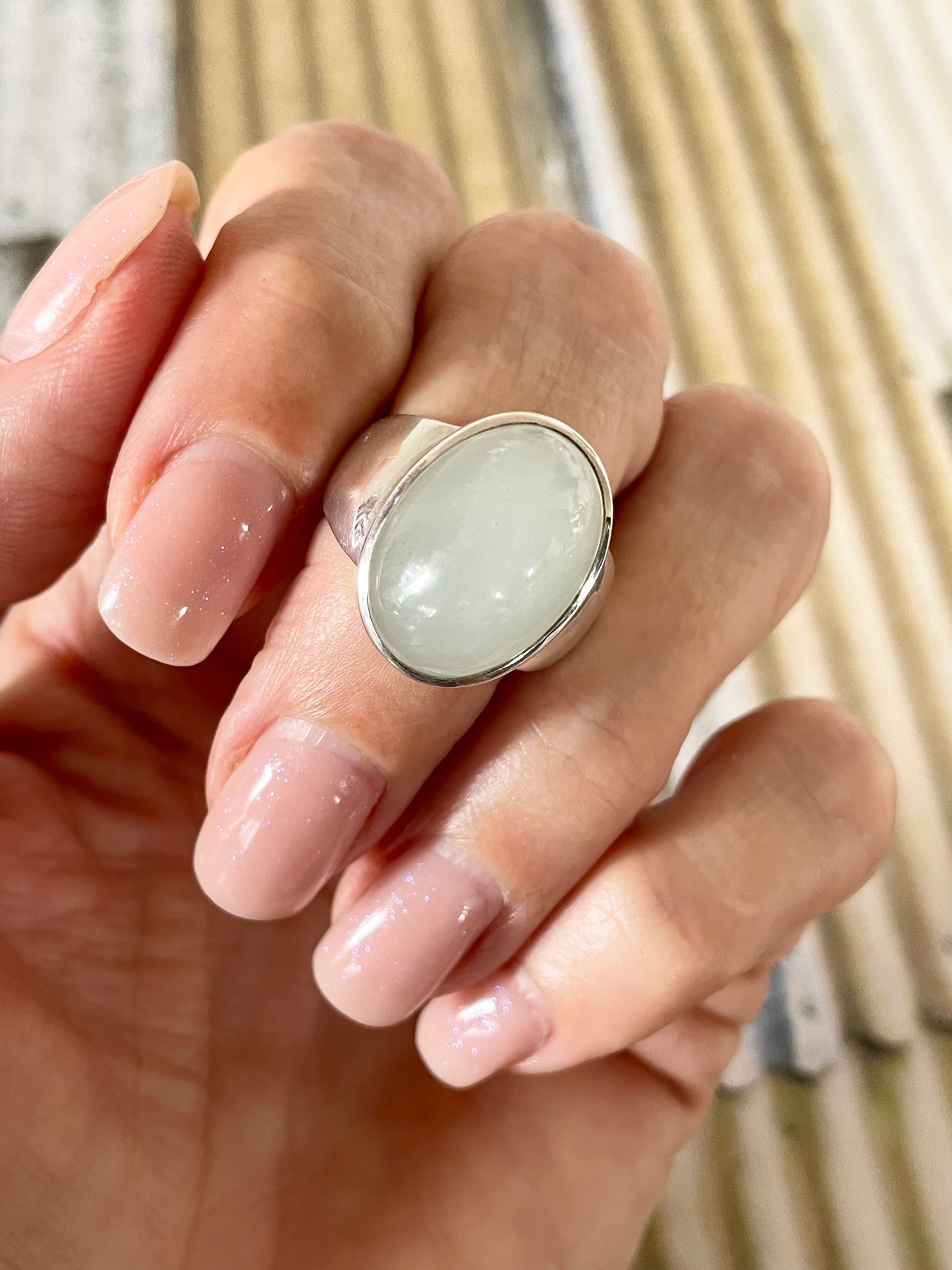 Aquamarine Ring - Size 8.5