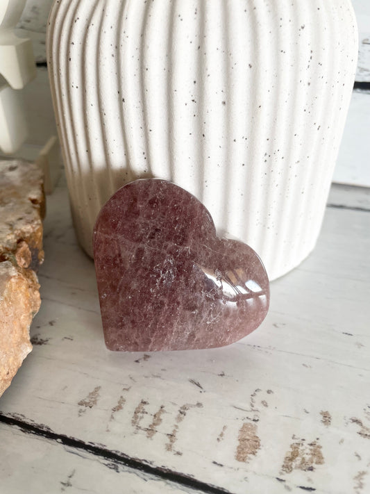 Strawberry Quartz Heart