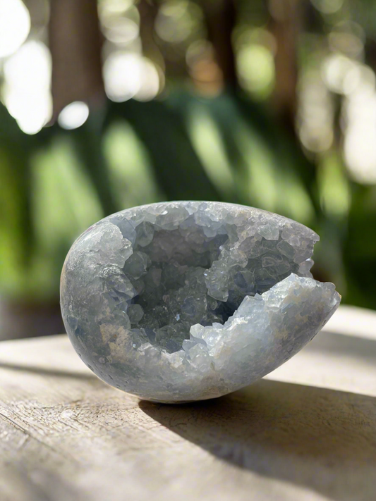 Celestite Geode Egg