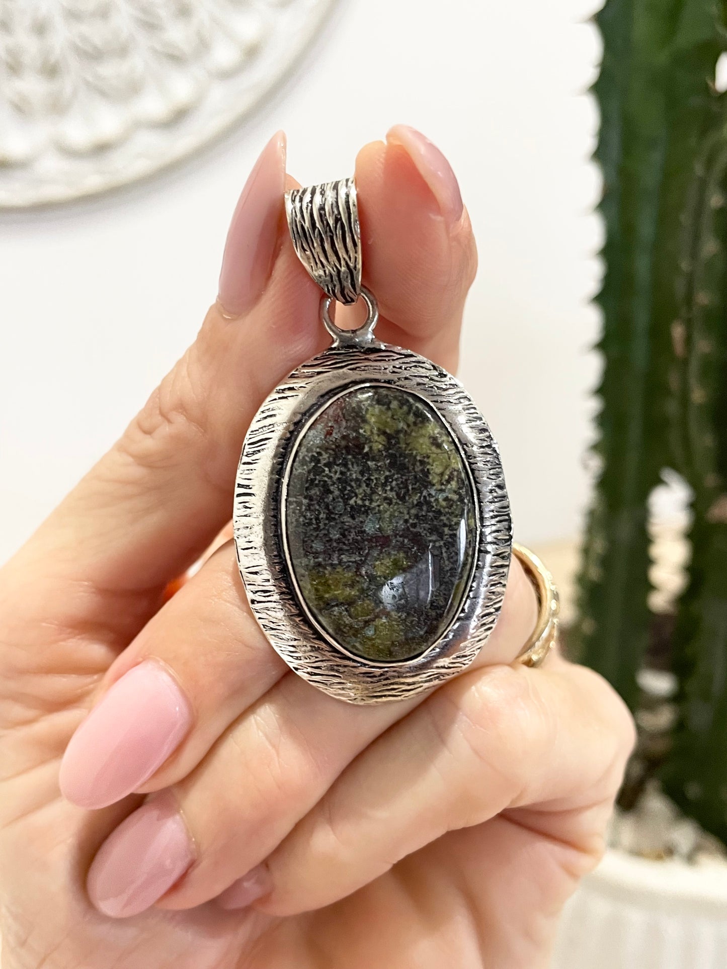 Dragons Blood Jasper Pendant