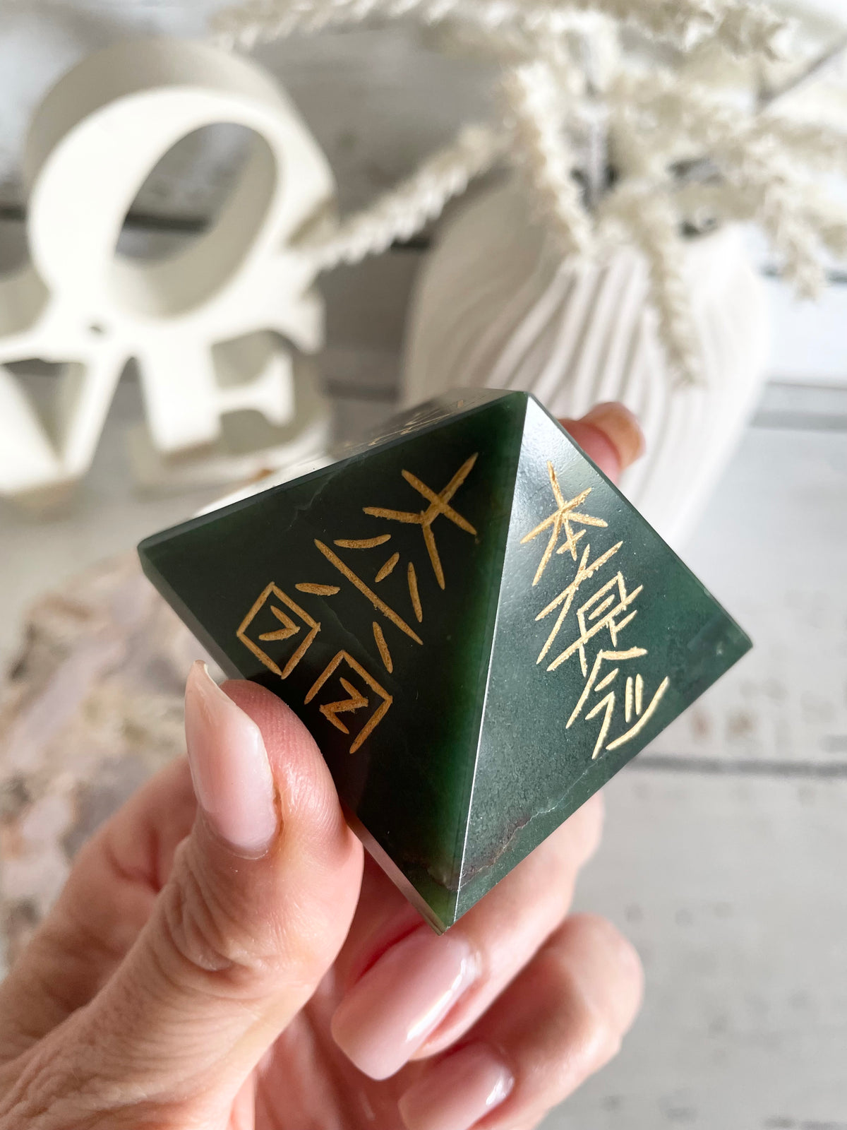 Bloodstone Reiki Pyramid