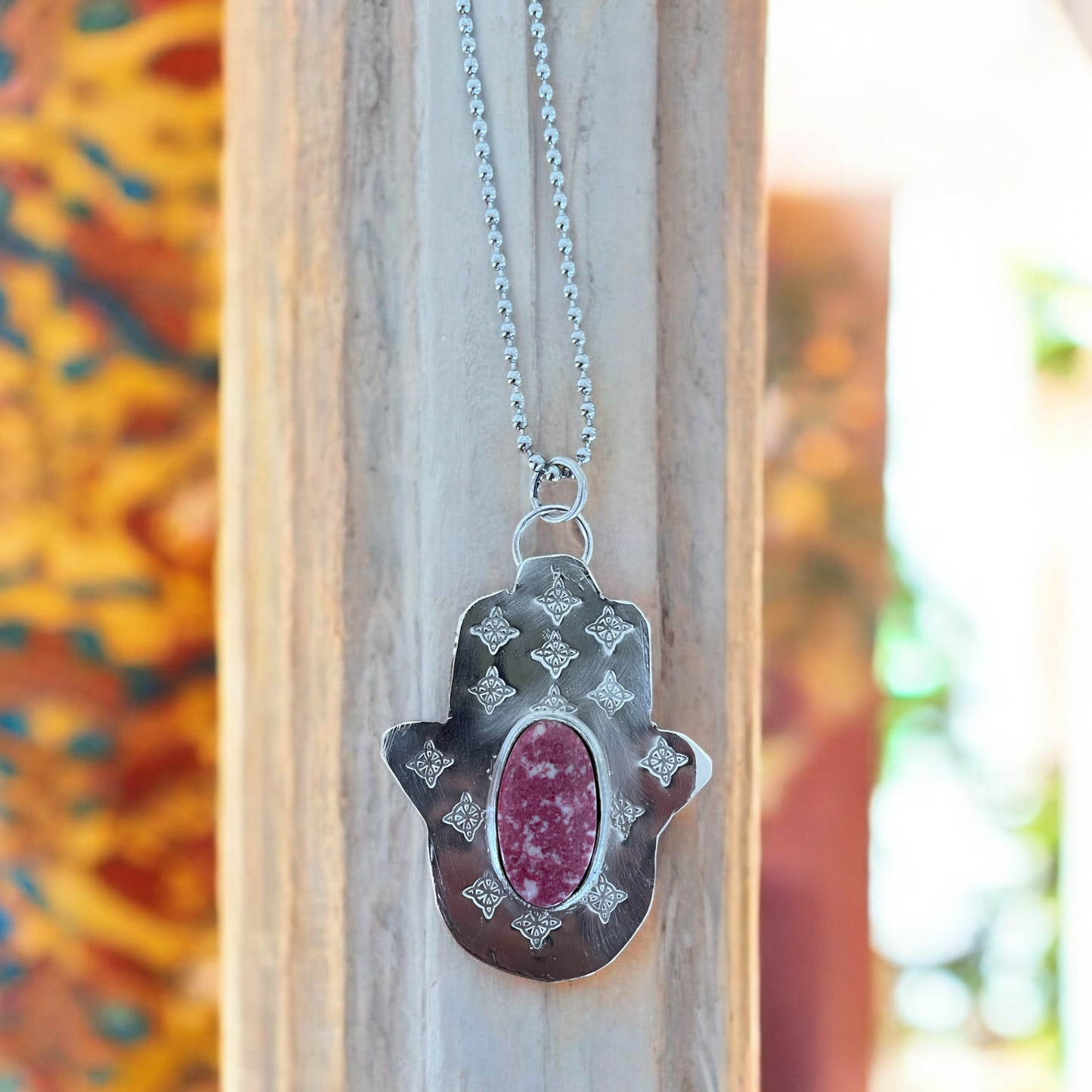 Hamsa Amulet ~ Thulite