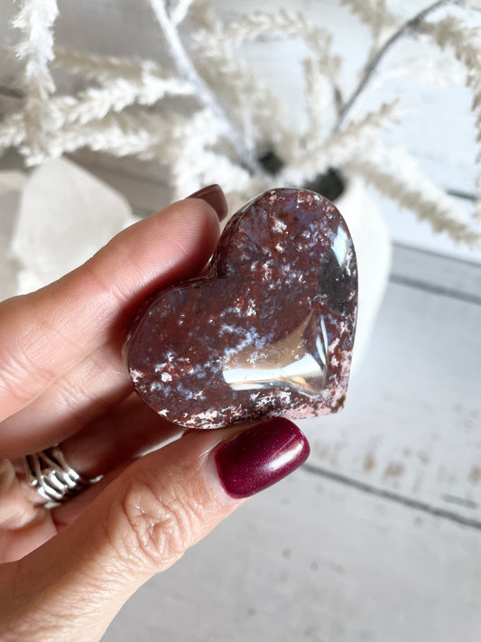 Ocean Jasper Heart