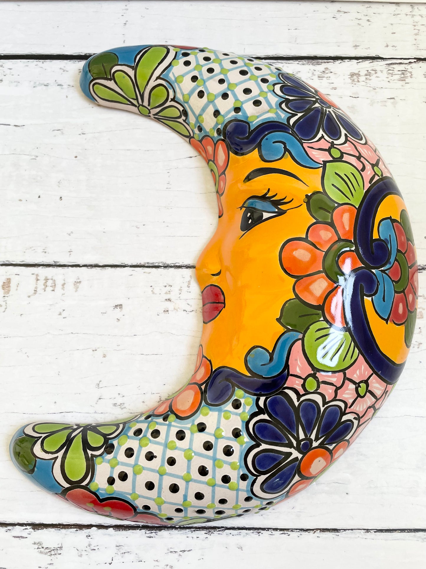 Mexican Talavera Moon