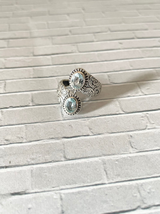 Blue Topaz Ring - Size 7