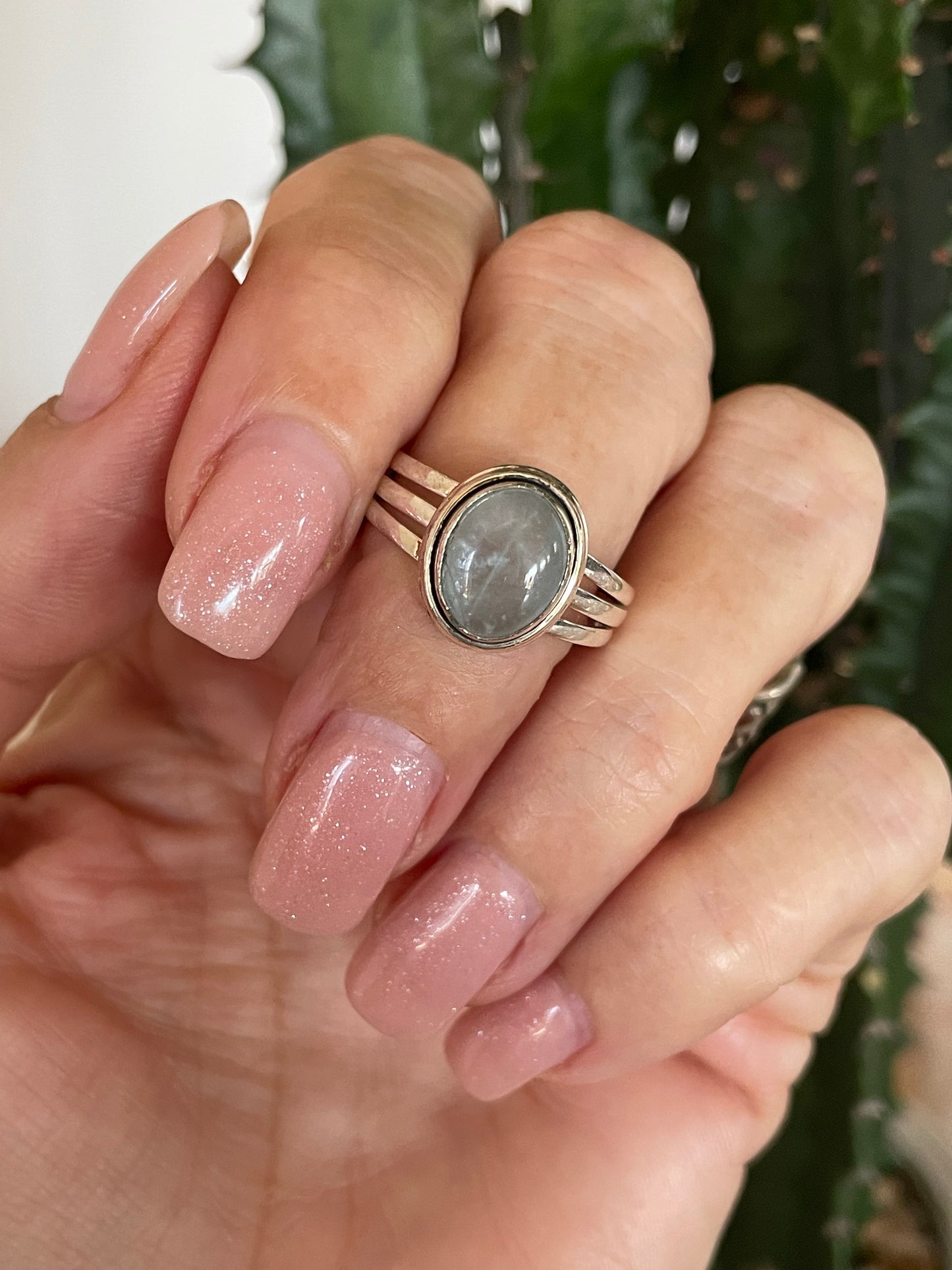 Aquamarine Ring ~ size 8