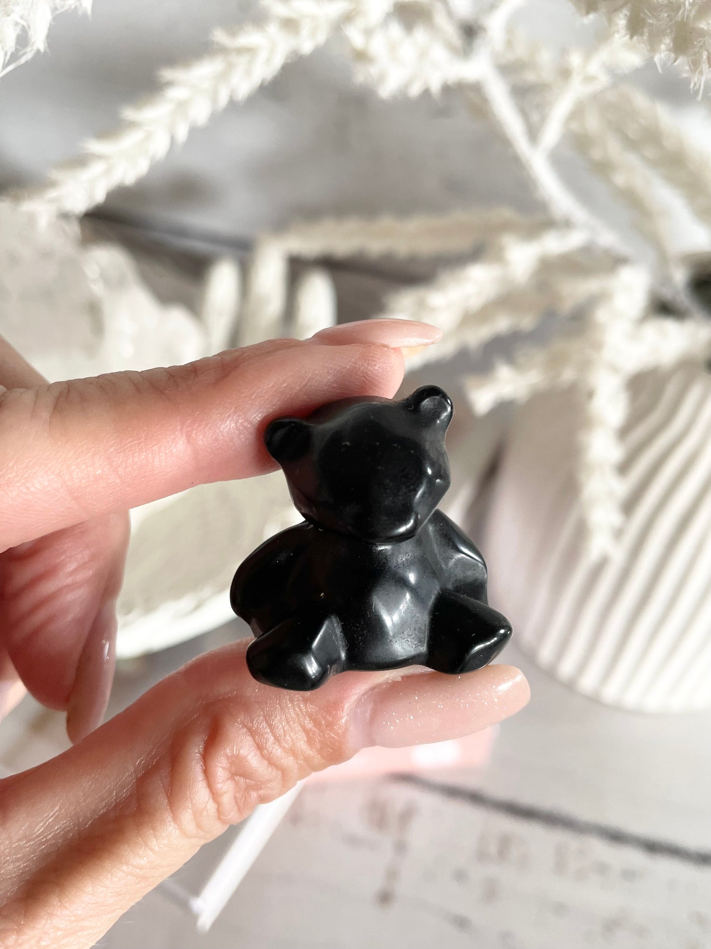 Teddy Bear ~ Black Obsidian
