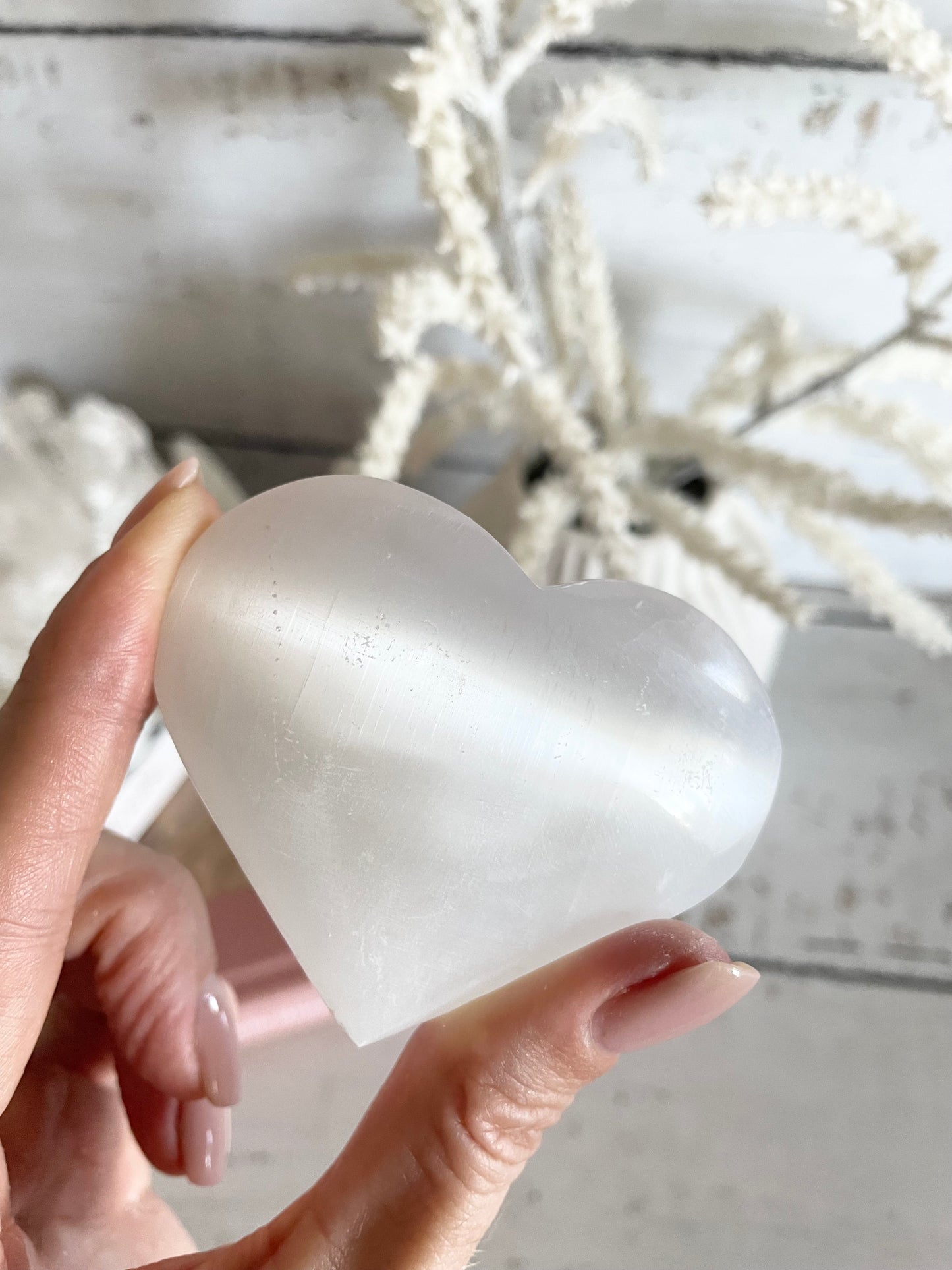 Selenite Heart