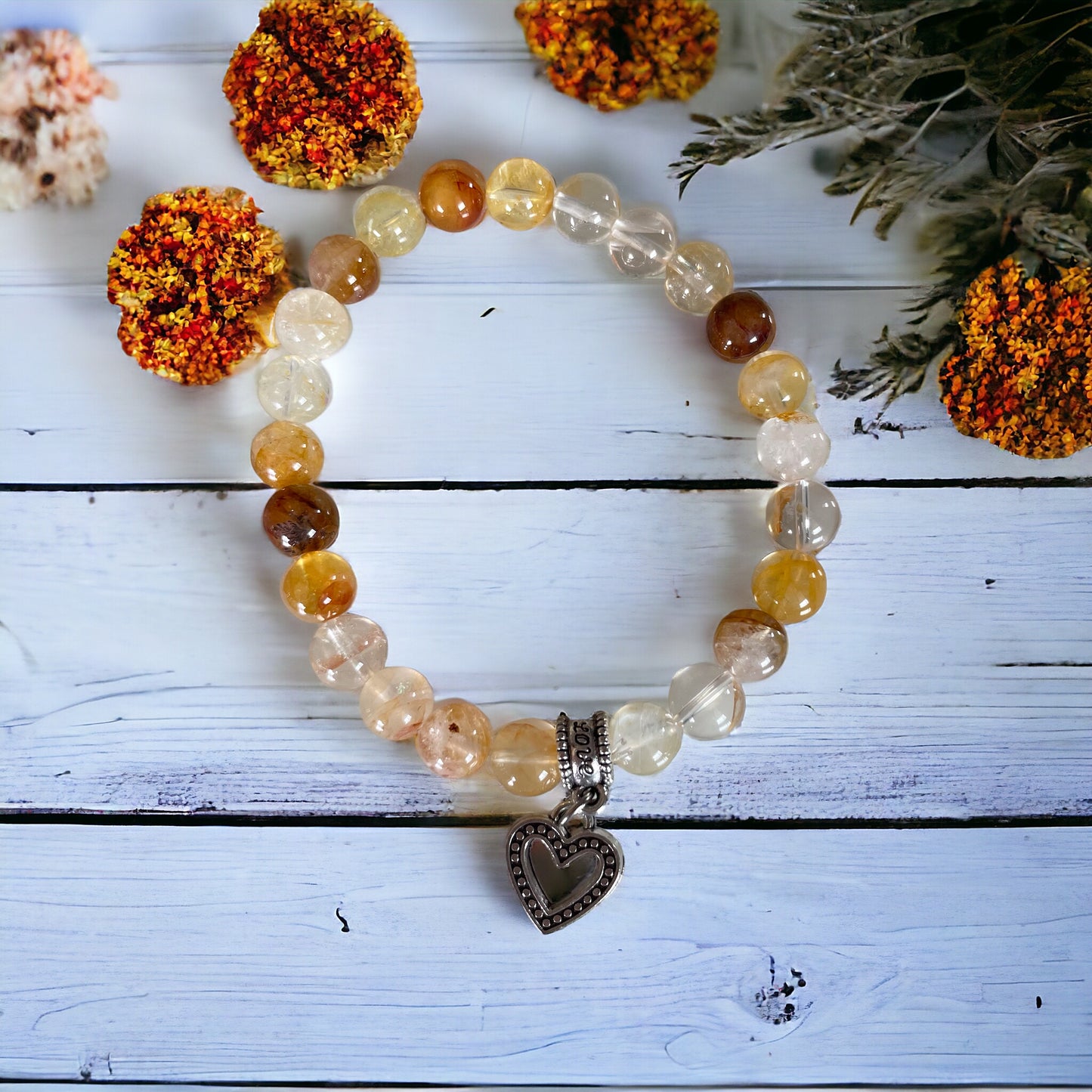 Golden Healer Quartz Healing Bracelet ~ Rejuvenation