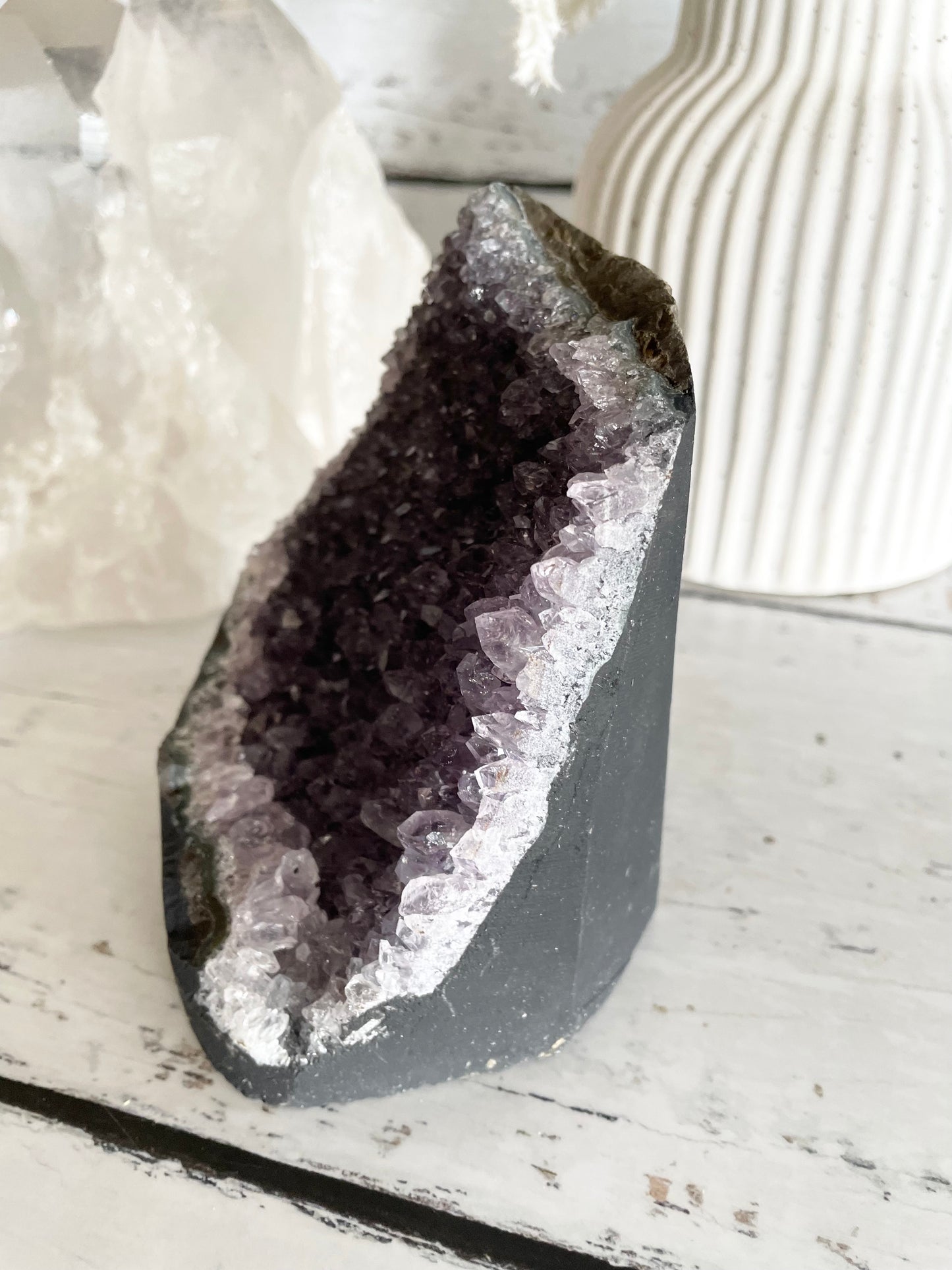 Amethyst Standing Cluster