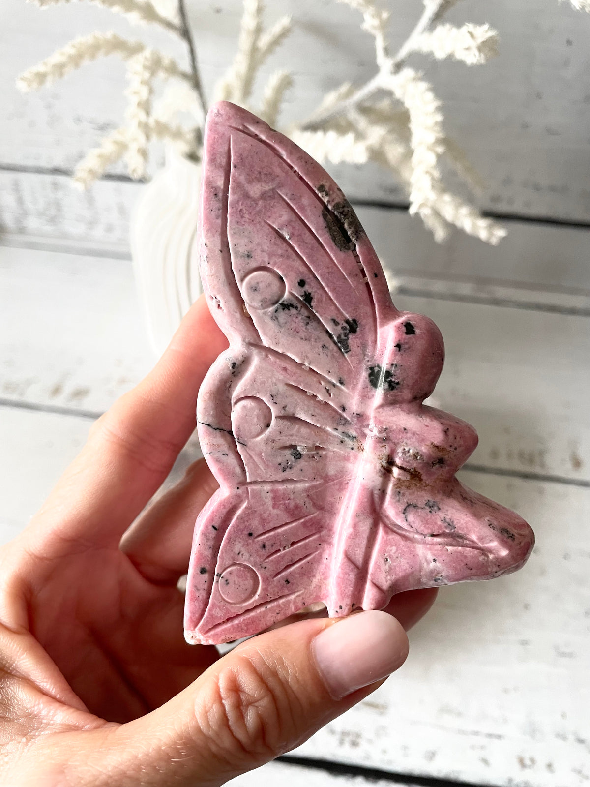Peruvian Rhodochrosite Fairy
