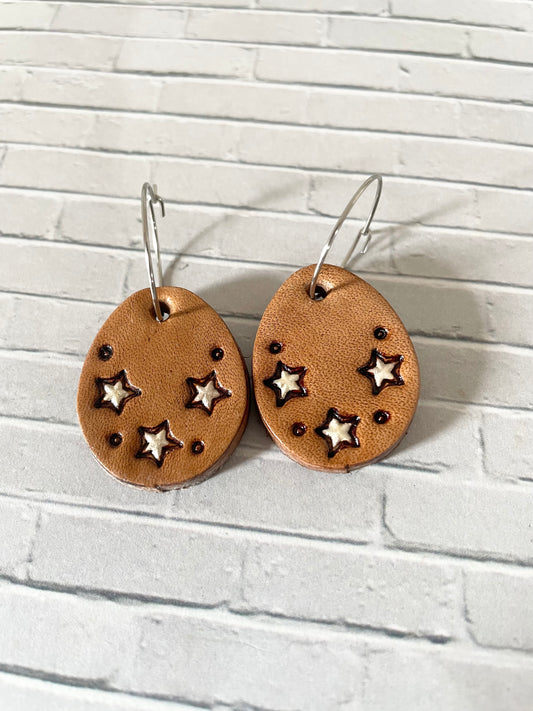 Artisan Leather Earrings